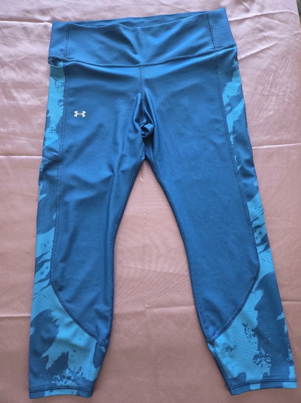 Under Armour Women's Blue Athletic Leggings Size XL